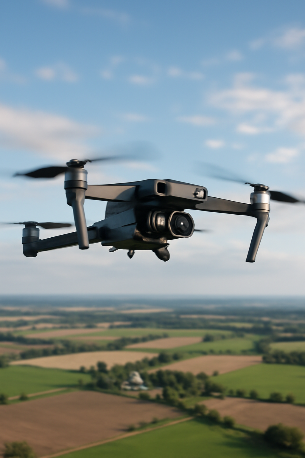 Imagem aérea produzida pela EBZ